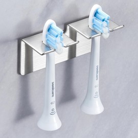 XILIMEN Zahnbürstenhalter Wand Elektrische Zahnbürste Halter Ohne Bohren, Edelstahl SUS304 Aufsteckbürsten Halter, Selbstklebend Zahnbürstenkopf Halter, Zahnbürste Halterung Wand für Badezimmer