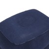 Inflatable Foot Rest Double Valve Blue PVC Flocking Washable Inflatable