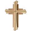 Kaltner Präsente Geschenkidee - Wandkreuz Echtes Holz Buche und Ahorn