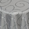 Damask Tablecloth with Curl/Circle Design, Choice of Sizes and Colours,