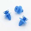 VVO Fasteners- Blue Plastic Front Door Card Clips for Ford
