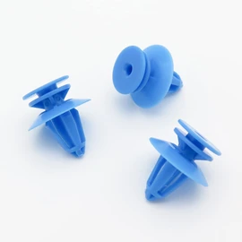 VVO Fasteners- Blue Plastic Front Door Card Clips for Ford Fiesta, (Pack of 10)