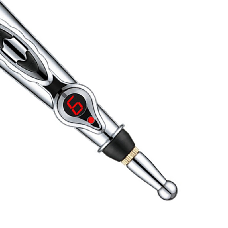 Electronic Accupuncture Pen Relieve Fatigue Reduce Pain 5 Heads 9