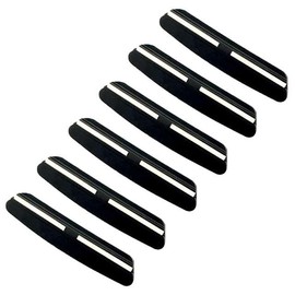 6 Pcs 15 Degree Professional Knife Sharpening Guides, Black knife sharpener Angle Guide, Perfect Assistance for Grinding Knife Blade,for Kitchen, Restaurant, Outdoor (SET-A)