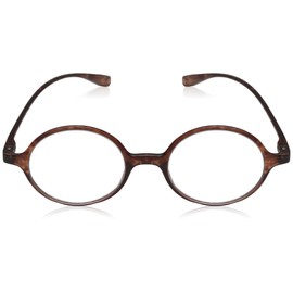 Calabria 721 Flexie Round Reading Glasses +0.50 Tortoise Men/Women Bendable Flexible Single Power Readers Durable TR90 Frame