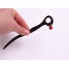 Unique Handmade Wenge Wood Hair Stick with Coral Bead