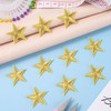 PAGOW 30 Pcs Gold Star Iron on Patch, 1 Inch