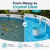 Wall-Mounted Pool Surface Skimmer for Above-Ground Pools – Automatic Leaf