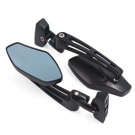 Sixty61 Black Mirrors Compatible with Suzuki GSXR 600 1999-2026, High-grade aluminum, Convex adjustable, GSXR600