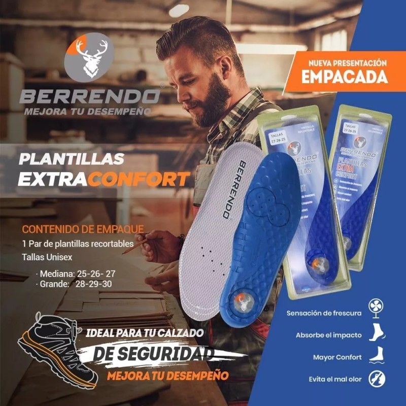 Berrendo Plantilla De Gel Berrendo Extra Conford Unisex