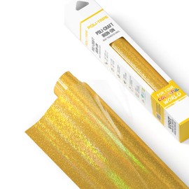 Poli-Flex® STARFLEX - Vinilo de transferencia de calor (HTV) - Lámina holográfica termoadhesiva de 12 x 36 pulgadas con efecto estrella, fácil de cortar y malezar para camisas de bricolaje, color
