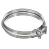 PATIKIL Duct Clamp, 6"(150mm) V-shape Clamp 304 Stainless Steel Pipe
