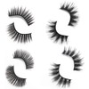 HANSPY False Eyelashes, Fluffy Crossed Faux Mink Eyelashes, 4 Styles,