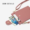 COCO JOIE Smartphone Shoulder Pouch, Women's, Shoulder Bag, Cross-body Vertical,