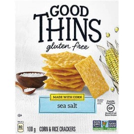 Mondelez Canada Inc Good Thins, Gluten-Free, Corn Crackers, Sea Salt, 100g/3.5oz,