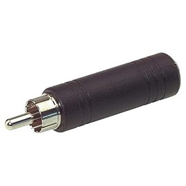 Alpha Audio Adapter, 6,3 mm mono jack plug socket - cinch