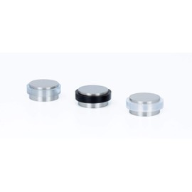 EVI| Adhesive Door Stop| Stainless Steel with Transparent Rubber|High Resistance