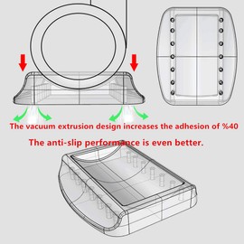 Yupeak Bed Stopper & Furnitures Stopper – Caster Cups fits to All Wheels of Furniture, Sofas, Beds, Chairs – Furniture Cups Made up of Solid Silicone and Prevents Scratches (4 Pack（Black）)