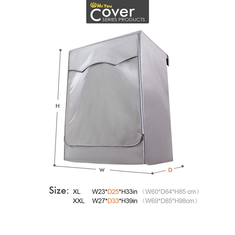 Washing Machine Cover Washer Cover Dryer Cover for Front-loading Machine