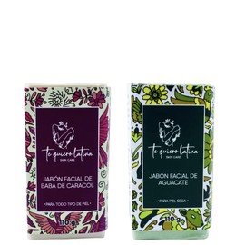 TQL | Kit 2 Jabones Facial Aguacate + Jabon Facial Baba de Caracol | Antioxidante | Nutre la piel | Para piel madura | Skin care | jabon facial Barra 100gr