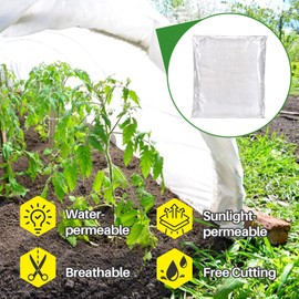 RAINFLOW Garden Netting Pest Barrier - 10 x 5 FT Insect Netting for Garden Protection,Mesh Netting Plant Row Covers,Garden Bed Plant Cover,Protecting Tree Plants Vegetable Flowers Fruits
