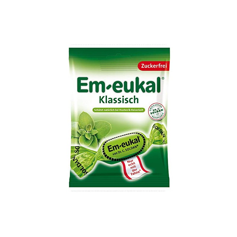 Em-Eukal Dr. C Soldan Klassisch zuckerfrei, Sugar Free Cough Drops