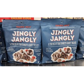 Trader Joe Jingly Jangly a Fun Mix of Fan Favorite Candy Kosher Treats 2.95oz 84g (Two Bags)