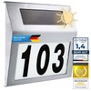 Solar House Number Light Illuminated House Number with LED Lighting
