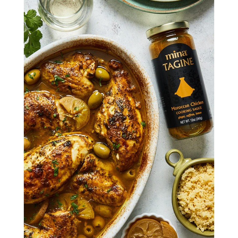Mina Tagine Moroccan Chicken Simmer Sauce, 12 oz - Classic