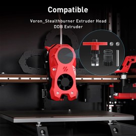 Extruder Gears for 3D Printers Voron_Stealthburner,DDB Extruder or DIY Voron V2.1 RNC Nano-Coated Gears DDB Universal Gear Extruder, High Precision Dual Direct Drive Kit, Extruder Gears