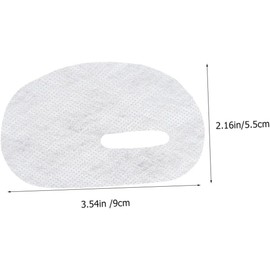 Cabilock 50 hojas Mascarilla Ojos Hidratante Ultra Fina y para Cuidado de Piel Láminas de No Tejida Transpirable para Uso Diario y DIY Casa