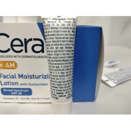 CeraVe Facial Moisturizing Lotion AM with SPF 30 Sunscreen: 15 Pack 2.55 FL OZ