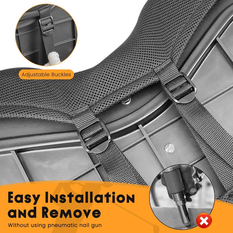Golf Cart Seat Covers 2 Piece Front and Rear Seat