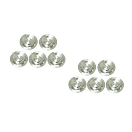 Operitacx 2 Sätze Bodenabflussabdeckung Spüle Stecker Spülensieb Geschlitzt Abflussstopfen Gegen Geruch Abflusssieb Für Die Spüle Badezimmerzubehör Waschbeckenabdeckung Silber 5 Stück * 2