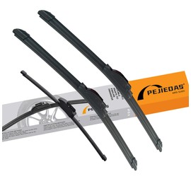 PEJIEDAS 3 Wiper Blades for Hyundai Veloster 2012 2013 2014 2015 2016 2017, OE Genuine Replacement (26″/18″ Front Wiper + 9″ Rear Wiper)