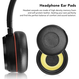 Ear Pads for Evolve 45mm Foam Headphone Covers for Evolve,Headphone Replacement Earpads,Memory Foam Ear Cushions Earpads