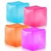 xinrongda 4Pcs Cube Stress Relief Fidget Toys, Stress Balls for