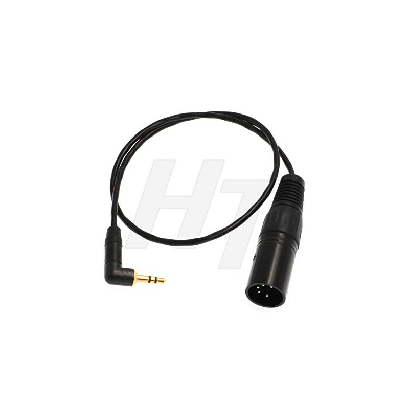 HangTon 3.5mm TRS Stereo XLR 5 Pin Male Audio Input