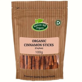 Organic Ceylon Cinnamon Sticks 100g by Hatton Hill Organic