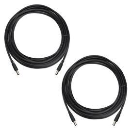 KSK Power Cable 2 Pack for Solar Panel Connector, 5.5x2.1 to 4.0x1.7 Male to Male DC Plug, Compatible with Tactacam Reveal,Stealth Cam, Moultrie & Muddy Trail Cameras, 79in/2M