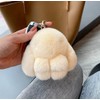 Soft Fluffy Rabbit Keyring Cute Plush Rabbit Key Ring Plush