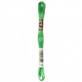DMC Embroidery Floss Color Kelly Green #702