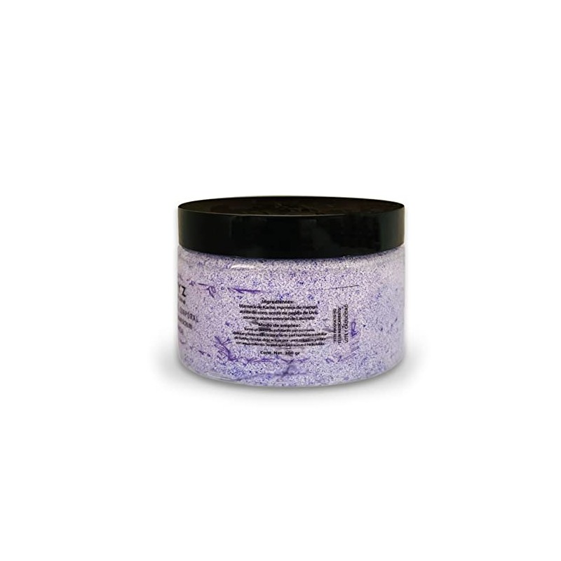 Exfoliante Corporal Premium con Bambú Textura Body Butter Aroma Lavanda