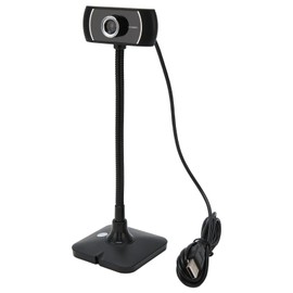HD Webcam, USB Webcam with Manual Focus and Microphone, USB Webcam for Desktop Laptops for Video Calls, Conference Recording