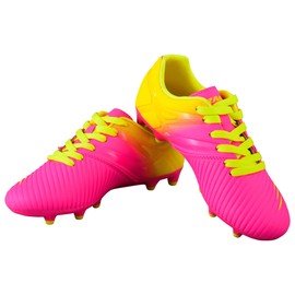 Vizari Liga FG Soccer Cleats for Kids | 100% Synthetic Football Cleats for Comfortable Wear | Water Resistant Two Tone Soccer Shoes with Anti-Stretch Lining for Flexible Indoor and Outdoor Play,