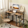 CubiCubi Computer Desk with Keyboard Tray, 47 Inch Office Desk