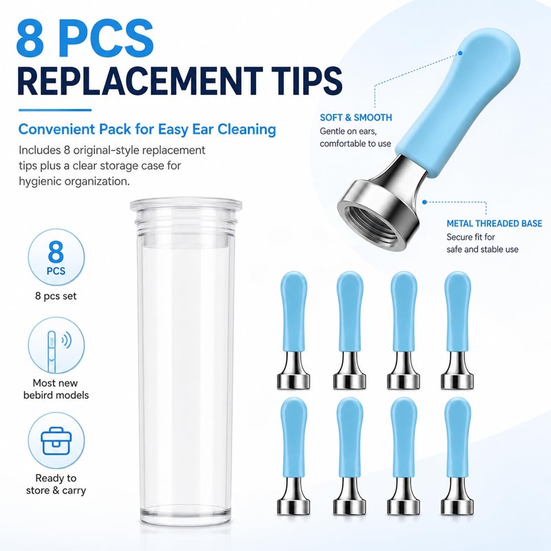 Compatible with Bebird Replacement Tips Ear