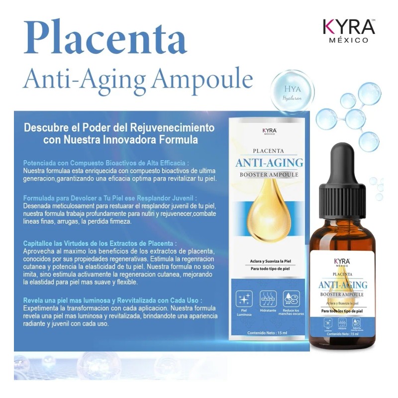 Placenta Anti-aging Booster Ampoule, Anti-edad