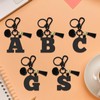 Jielahua Initial Letter A-Z Keychains for Women Keyring for Hangbag