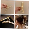 WOONEKY 1pc Cat Eye Alloy Hair Clip for Women and